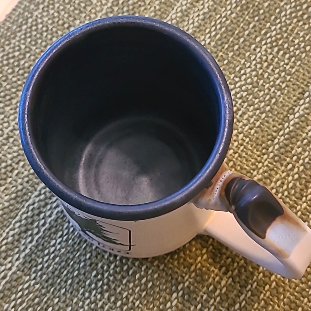 Mary Weber Pottery Handmade Big Cedar Lodge Coffee Mug Cup - Picture 8 of 8